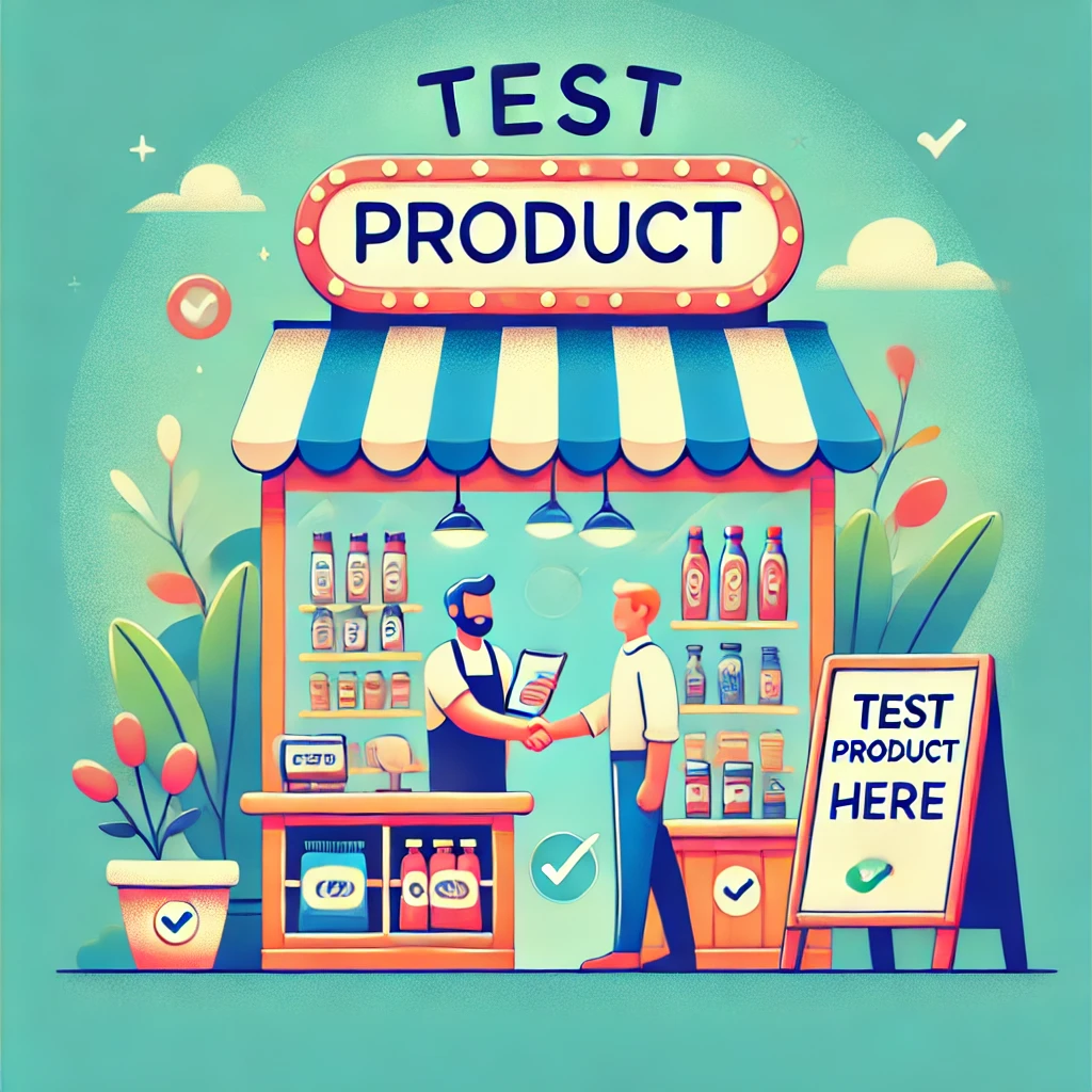 test your product in local shops